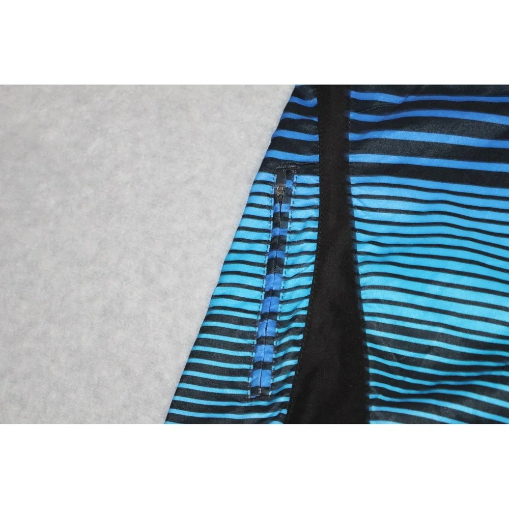 O'Neill Board Shorts Mens 36 Blue Striped Drawstring Pockets Swim Trunks